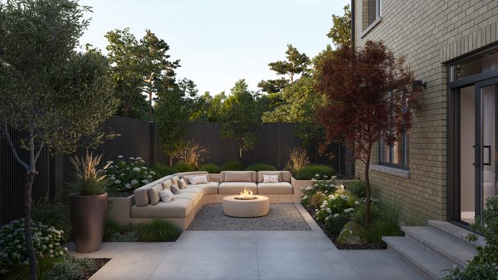Backyard rendering