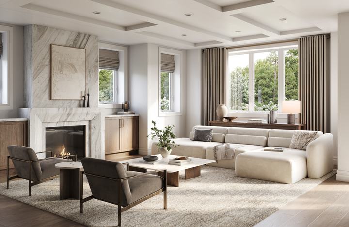 Great room · Singles rendering