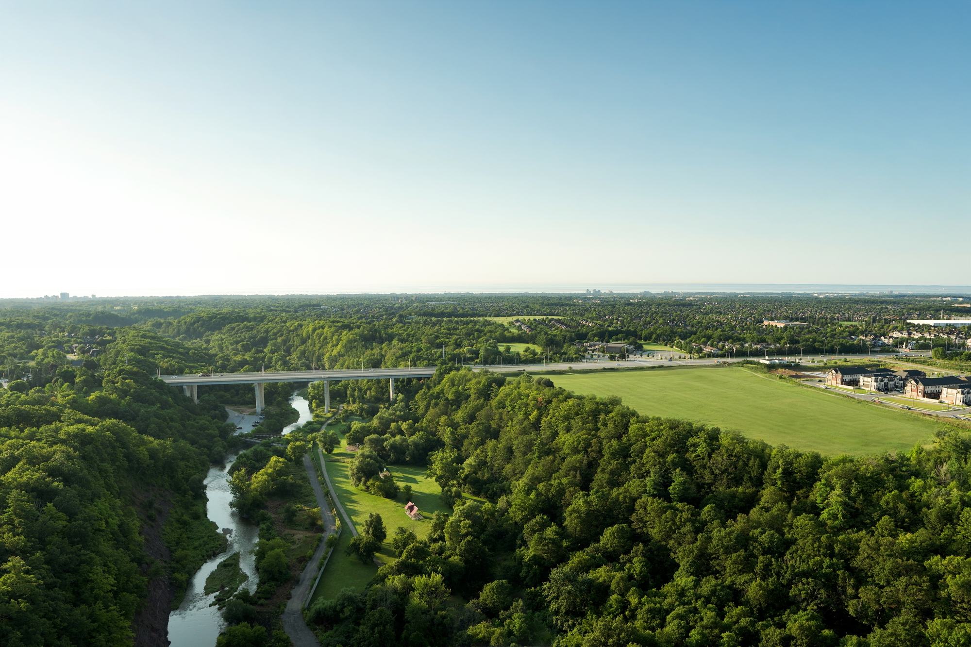 Sixteen Mile Creek valley and Lions Valley Park, Oakville